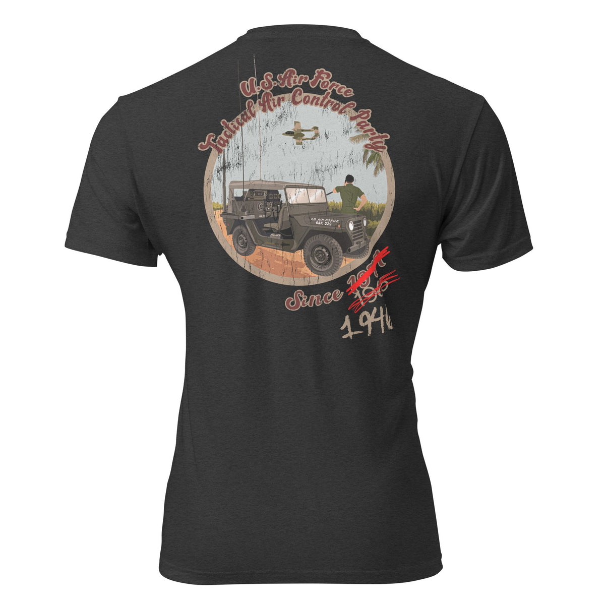 TACP Since Tee - Heather Charcoal back