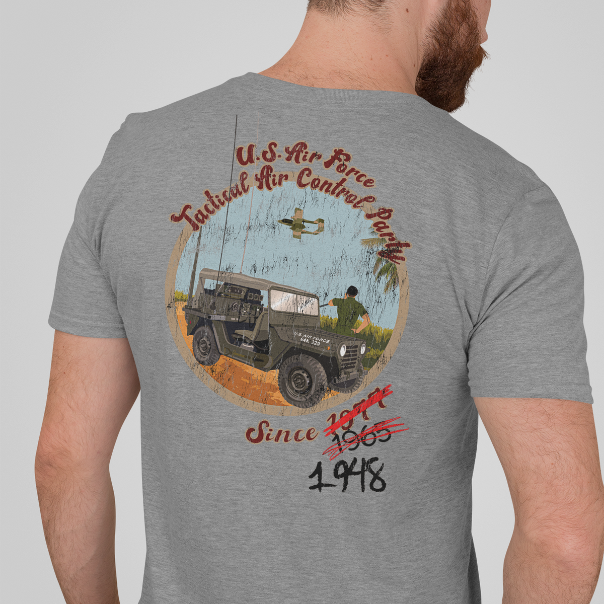 TACP Since Tee - Heather Grey back