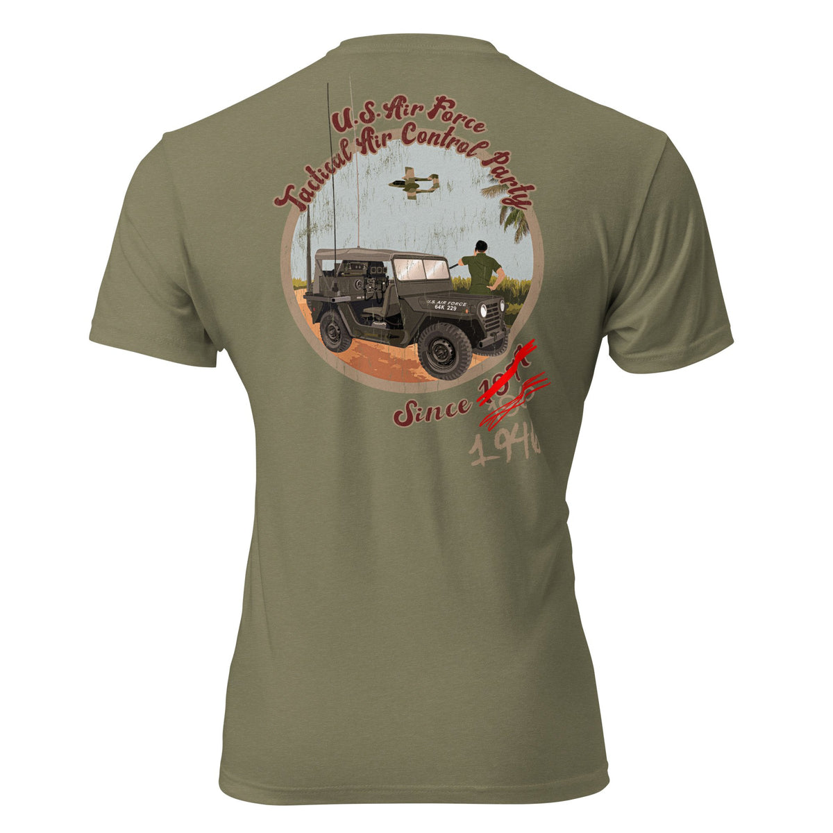 TACP Since Tee - Military Green back