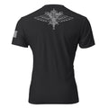 Ultimate TACP Special Warfare Tee in Black, ghosted back view